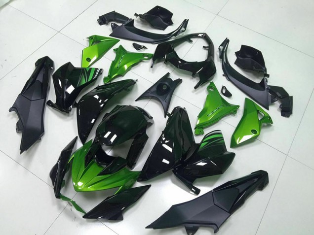 Kawasaki Z800 13-16 Verkleidungen - Grün Schwarz Fabrik Kawasaki Z800 13-16 Verkleidungen - Grün Schwarz Fabrik