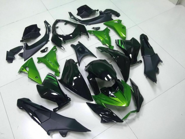 Kawasaki Z800 13-16 Verkleidungen - Grün Schwarz Fabrik Kawasaki Z800 13-16 Verkleidungen - Grün Schwarz Fabrik