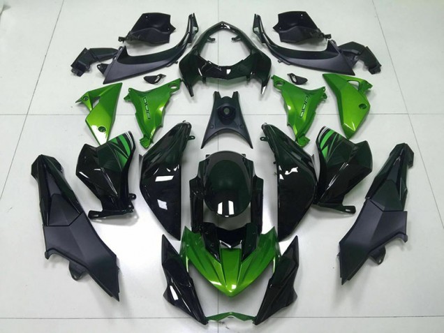 Kawasaki Z800 13-16 Verkleidungen - Grün Schwarz Fabrik Kawasaki Z800 13-16 Verkleidungen - Grün Schwarz Fabrik