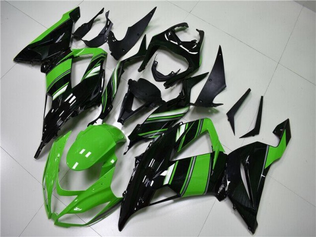 Kawasaki ZX6R 13-18 Verkleidung - Grün Schwarz Fabrik Kawasaki ZX6R 13-18 Verkleidung - Grün Schwarz Fabrik