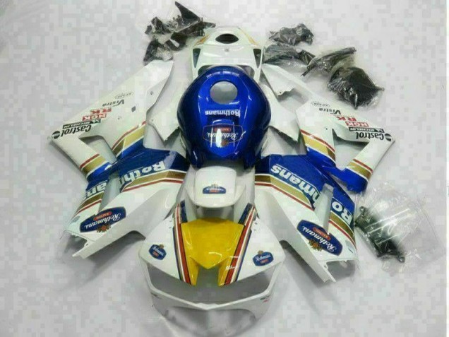 Honda CBR 600 RR 13-23 Verkleidungen - Weiß Blau Fabrik Honda CBR 600 RR 13-23 Verkleidungen - Weiß Blau Fabrik