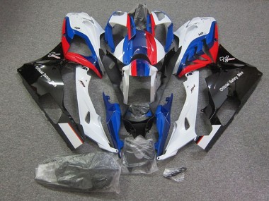 BMW S1000RR 15-18 Verkleidungen - Blau Rot Weiß Schwarz Fabrik