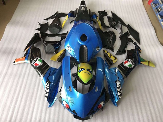 Yamaha R1 15-19 Verkleidungen - Blau Hai Fabrik Yamaha R1 15-19 Verkleidungen - Blau Hai Fabrik