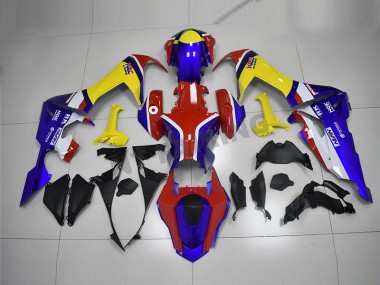 Honda CBR 1000 RR 17-23 Verkleidungen - Blau Gelb Rot Fabrik