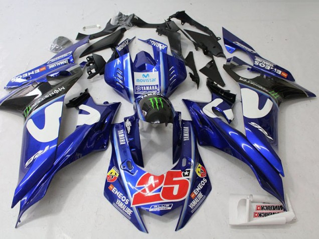 Yamaha R6 17-23 Verkleidungen - Movistar Fabrik Yamaha R6 17-23 Verkleidungen - Movistar Fabrik