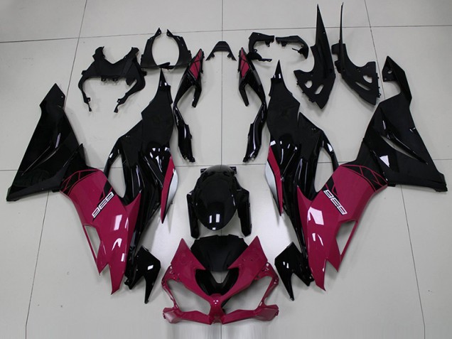 Kawasaki ZX6R 19-23 Verkleidungen - Rosa Schwarz Fabrik