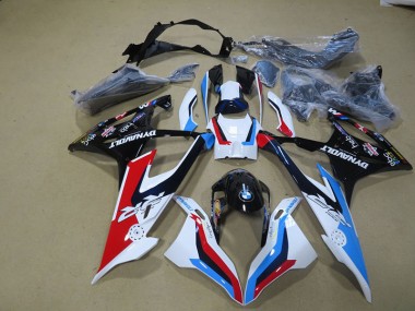 BMW S1000RR 19-22 Verkleidungen - Weiß Blau Rot Schwarz Fabrik